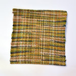 手織コースター(黄色4枚セット)